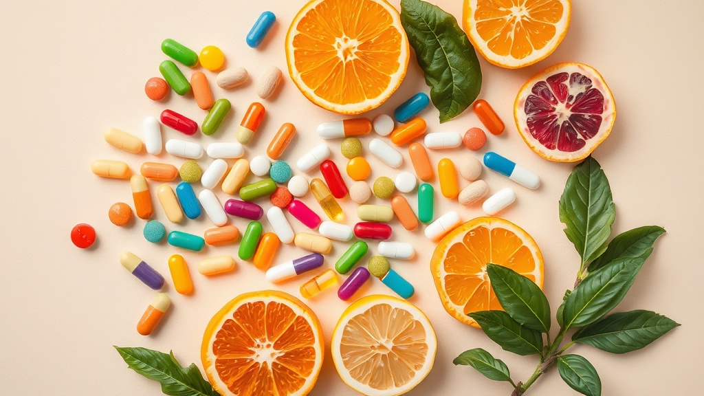 Aliments riches en fer, magnesium et vitamines disposes sur un fond clair : epinards, noix, agrumes, poisson